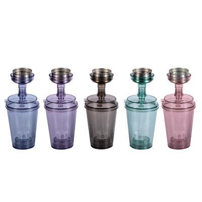 China Wholesale Cheap Custom Acrylic Hot Sale Hookah Shisha Cup For Travel Hookah Shisha Hookah Small Portable Cup Car for sale