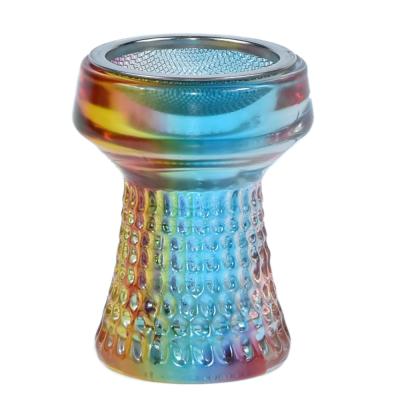 China Crystal Hookah Accessories Smoking Colorful Glass Shisha Bowl Crystal Hookah Bowl For Hookah Sheesha for sale