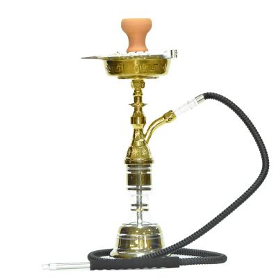 China Hot sale zinc alloy factory in stock smoking hookah luxury egypt shisha zinc alloy hookah shisha with travel bag for sale