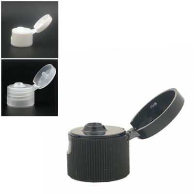 China Non Flip 20-410 Plastic Dispensing Cap Ribbed Plastic Flip Top Cap 10pc for sale