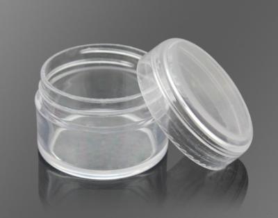 China Easy Clear Round 20g/ml Mini Empty Plastic Cream Bottle, Nail Art Glitter Dust Powder Case Jar Box Jar X10 for sale