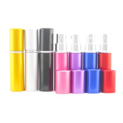 China Other Travel 5ml Refillable Aluminum Perfume Atomizer Spray Empty Perfume Bottle , Perfume Packaging for sale