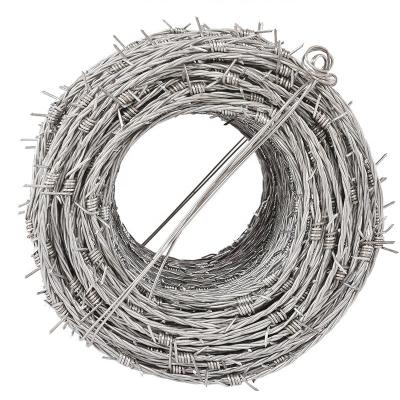 China Traditional twist Factory Wholesale Hot-dipped Galvanized 50kg Barbed Wire Price for fence for sale