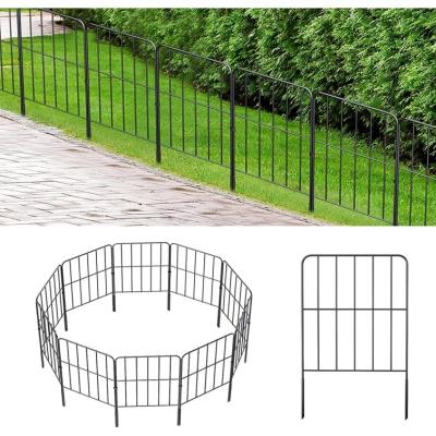 China Corrosion-resistant Metal Wire Garden Fence Animal Barrier Garden Fence Border Rustproof Garden Fence for sale