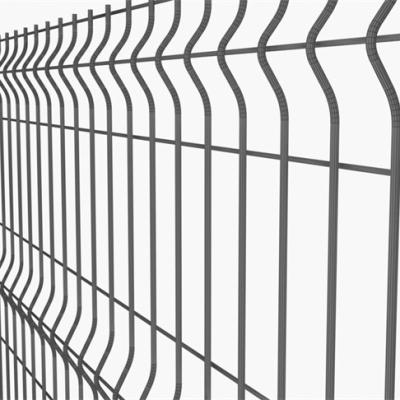 China Hot Selling Easily Assembled Cheap Price Wire Mesh PVC Coated Fence Galvanized Garden Fence 3D Curve Welded Wire Mesh Fence Panel for sale