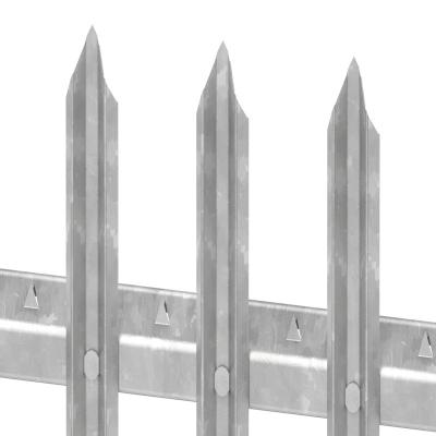 China Easily Assembled High Quality Steel Galvanized Iron Fence Panel Palisade Fence for sale