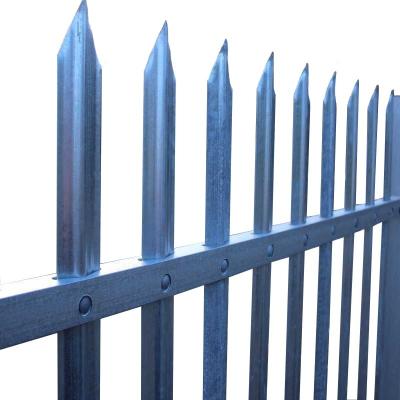 China Easily Assembled Heavy Duty Galvanized Palisade Fence Panels Iron Metal Fence for sale