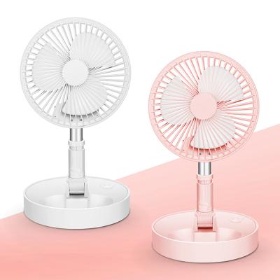 China Hot Sales of Protable CYNRIN Folding Portable Mini Fan Battery Rechargeable Air Circulation Mini Fan for sale