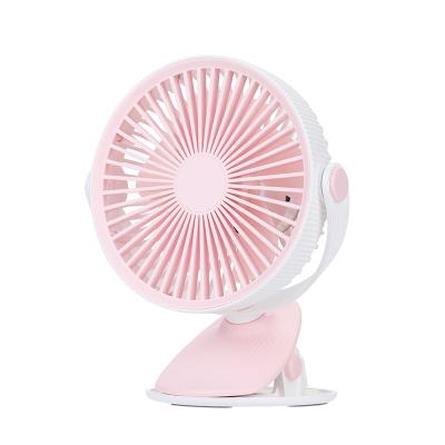 China 360 Rotation CYNRIN Mini USB Fan Air Cooling Foldable Portable Personal Pink Fan With Battery Charging for sale