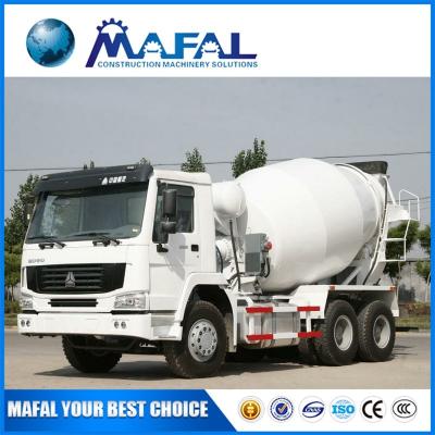 China Mafal Sinotruk 6X4  6m3 8m3 9M3 12m3 Self-Loading Concrete Mixer Truck with Pump for sale