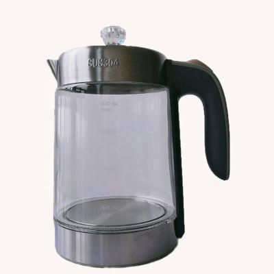 China 360 Base 2021 Degree Hot Sale Factory Supply High Borosilicate Spinning Maiden Electric Kettle for sale