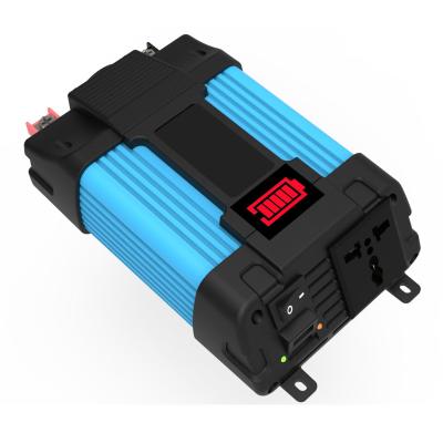 China 6000W  LED Voltage Capacity Display Transformer Converter 12V to 110/220V Dual USB Inverter for Car Household Car Power Inverter 20.5 x11.7x5.8cm for sale