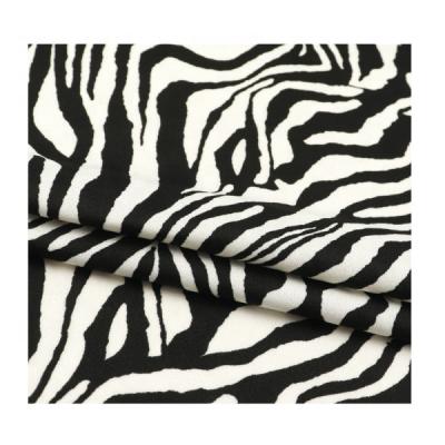 China Best Selling Tear-resistant Crepe Printed Polyester Spandex Stretch Fabric Polyester For Women Dress for sale