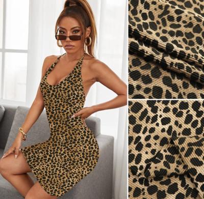 China New Summer Women's Summer Women's Vest Bag Hip Dress Leopard Print Black Dot Thin Slimming Cotton Fabric Tear-Resistant for sale