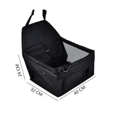 China Professional Factory Discount Price Breathable Customized Black 600D Polyester Fiber Car Pet Safety Seat Box for sale