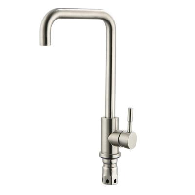 China CLASSIC Factory Wholesale Stainless Flush Water Faucet Kitchen Sink Mixed Kitchen Faucet Hot And Cold Mixed Faucet for sale