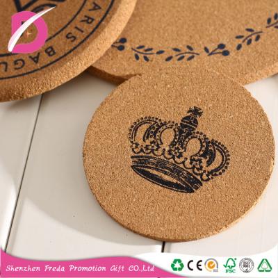 China Viable Cork Coaster | Custom Screen Printed Cork Coaster | Screen Printed Cork Coaste for sale