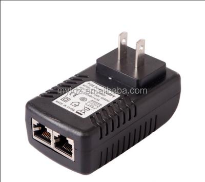 China High Quality EU USA UK Plug 24V 0.75A 18W DC Power Supply Over Ethernet POE Power Supply MYT24500 for sale