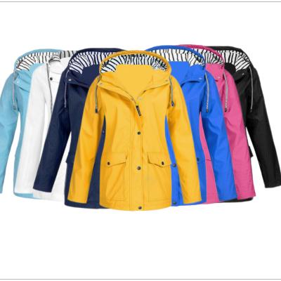 China Wholesale Plus Size Women's Jackets Anorak Hoodie Jacket Outdoor Waterproof Coat With Zipper for sale