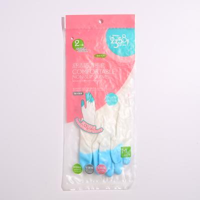 China Eco - Friendly Kitchen Latex Hand Dishiwashing Gloves Dishes Washing Household Cleaning Gloves for sale