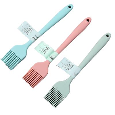 China Popular Hot Selling Heat Resistance Silicone Oil Brush Kitchen BBQ Oil Silicone Heat Resistant Brush For Cooking for sale