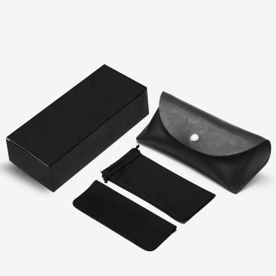 China Glasses Packing Eyeglass Case For Sun Glass Box Customized Logo Cloth Bag Custom Sunglasses Box 2021 for sale