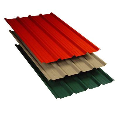 China Building Materials Color Coated Roofing Sheets Cold Rolled Steel Plate Galvanized Corrugated Roofing Sheet For Construction for sale