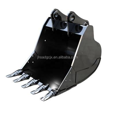 China hot sale machinery repair shops excavator pc470 bucket accessories 3 rock bucket q456b cubic steel plate for sale