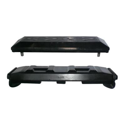 China The features of crawler excavator rubber crawler plate of excavator paver are complete for sale