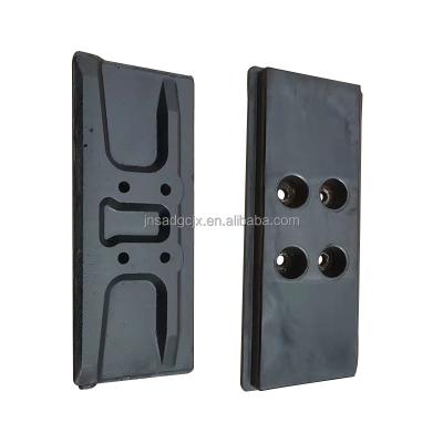 China Excavator Crawler Construction Machinery Rubber Track Road Construction Machinery Split Paver Rubber Track Shoe Pad for sale