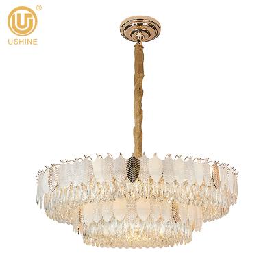 China Morden Designer Hotel Wedding Decorative Luxury Modern Crystal Pendant Light Chandelier for sale