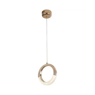 China Modern High Quality Nordic Round Circular Metal Good Price Pendant Lighting For Bathroom for sale