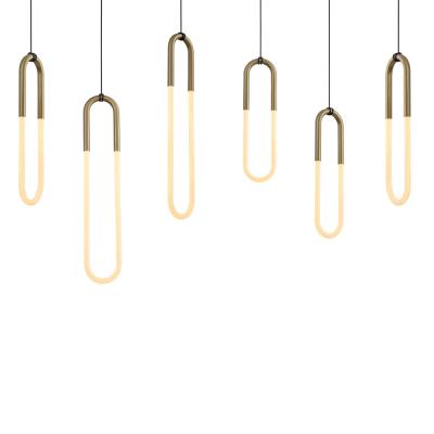 China Modern Gold Hanging Chandelier Living Room Luxury Modern Bedroom Led Lantern Pendant Light for sale