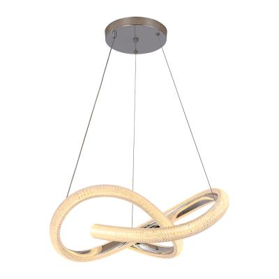 China Luxury Modern Decorative Linear Art Lighting Modern Office Gold Led Pendant Lamp for sale