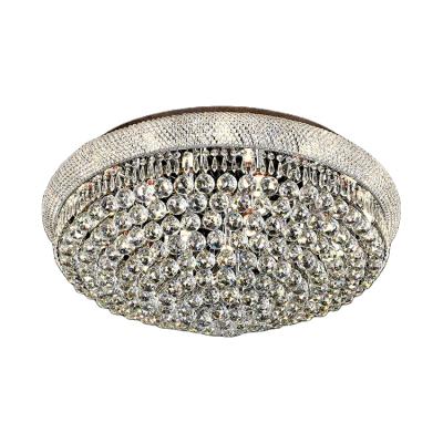 China Modern luxury elegant villa LED emperial royal crystal recessed decorative ceiling lamp hotel lobby lamp ceiling lamp for sale