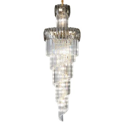 China Factory Villa Decorative Chandelier Crystal Pendant Chandelier Traditional Classic Luxury Hotel Big Large Chandelier for sale