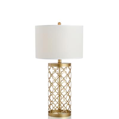 China Modern Bedroom Decoration Living Room Hotel Table Lamp Luxury Gold Light for sale