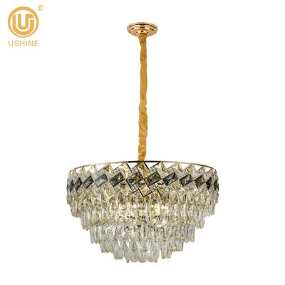 China Manufacture Modern Professional Modern Lamp Chandelier Luxurious Crystal Pendant Light for sale