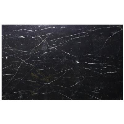 China Custom high quality natural stone slabs countertop kitchen living room black and white polished marble floor tiles for sale