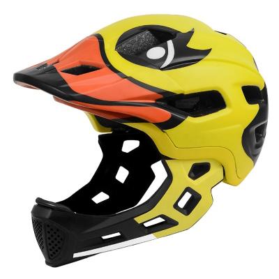 China Hot Sale Outdoor Activity KINGBIKE Children's Ski Balance Bike Safety Helmet Children Yellow Duck Cartoon Helmets With Factory Price for sale