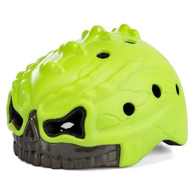 China Shockproof Safety Protection KINGBIKE Children New Dinosaur Cartoon Design Head And Safe Bicycle, Scooter Helmet for sale