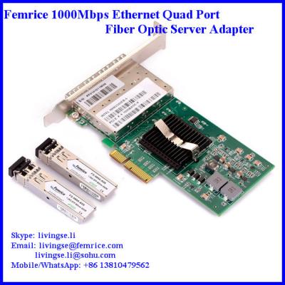 China 1.25G/10km Network Standard 1000Mbps Ethernet fiber optical network adapter for sale