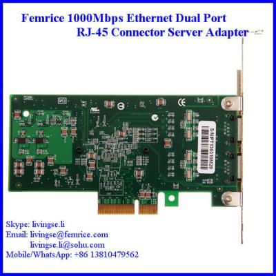 China Femrice 1000Mbps RJ-45 Connector Gigabit Ethernet Server Network Card 10002PT for sale