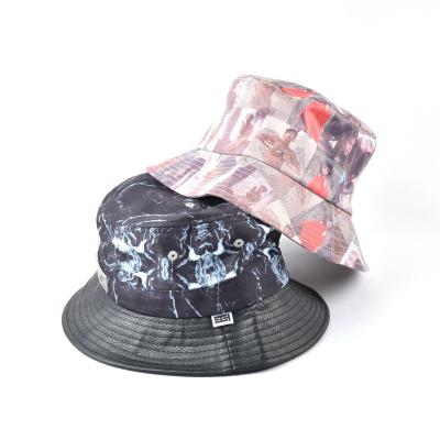 China Custom Stock Inventory Manufacturer High Quality Fashion Logo Bucket Hat for sale