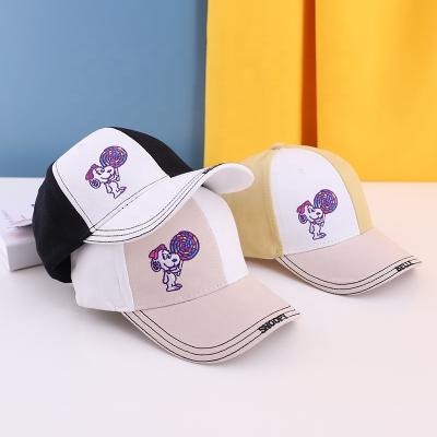 China Verified Baby Sunscreen Stock Inventory Kid's Baseball Cap For Girls Boy Hats Hip Hop Letter Embroidered Cute Children Hats Caps 1-6Y for sale