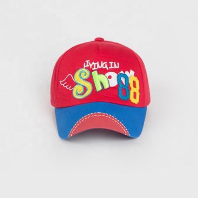 China Custom Stock Baby Hat Wholesale Snapback Checked 5 Panel Flat Brim Hat For Kids for sale