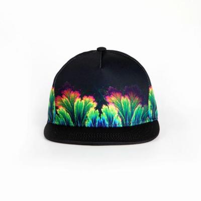 China Wholesale digital printed custom made hiphop 5 panel stock inventory hiphop raise for sale