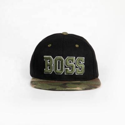 China New Ordinary China 2 Tone Round Brim Fit 6 Panel Embroidery 3d Letters Snapback Hats for sale