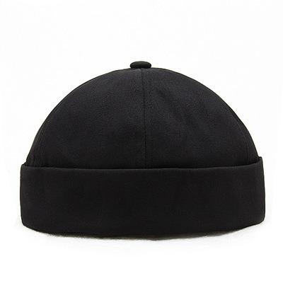 China Custom Stock Inventory Manufacturer Adjustable High Quality Brimless Baseball Cap Without Sun Visor for sale