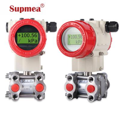 China Water Oil Air Pressure Gauge Digital Differential Pressure Transmitter 4 Air 20ma Adjustable With LCD Display Water Pressure Transmitter Liquid for sale